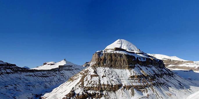 Snow-capped mountain peak under a clear sky — cloud-based platform
